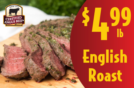 Certified Angus Beef English Roast 4.99 lb