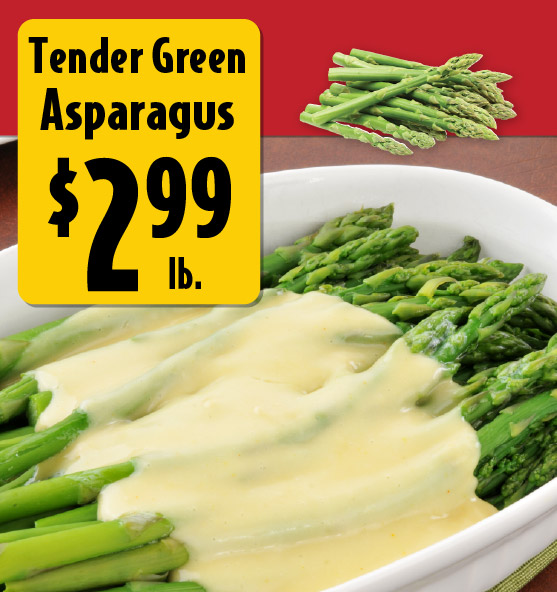 Tender Green Asparagus 2.99 lb