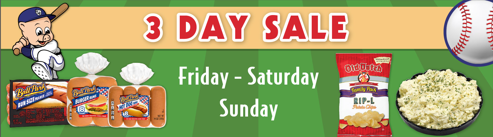 3 Day Sale Friday, Saturday, Sunday