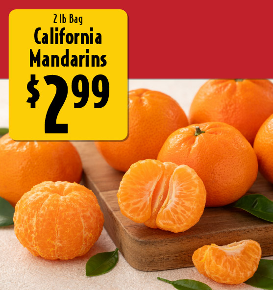 2 lb Bag California Mandarins 2.99