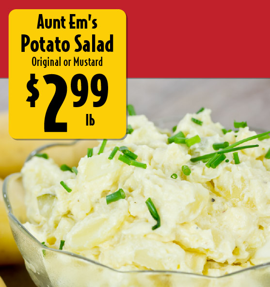 Aunt Em's Potato Salad Original or Mustard 1.99 lb.