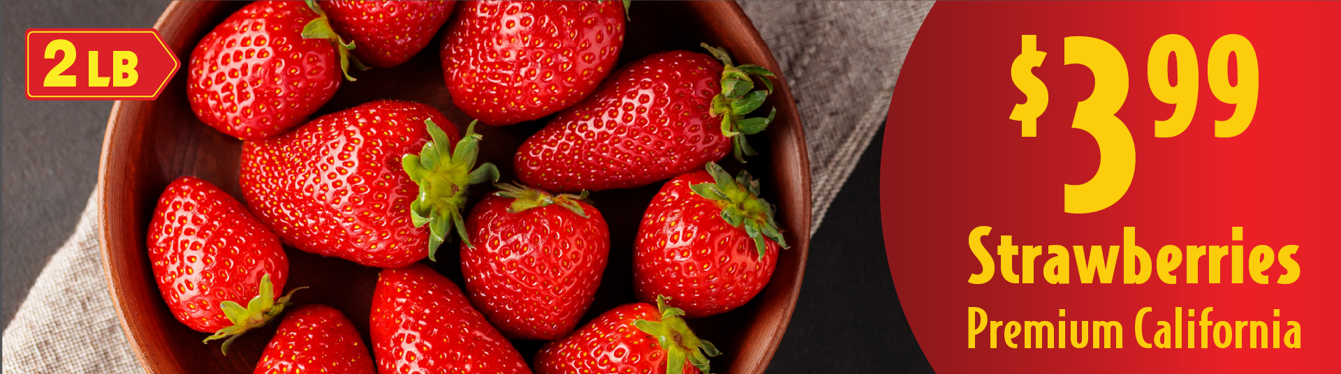 Strawberries Premium California 3.99 2 lb