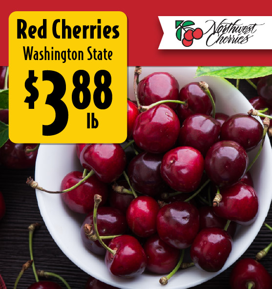 
Red Cherries Washington State 3.88 lb.