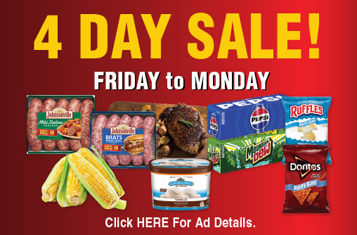 4 Day Sale! Friday to Monday!