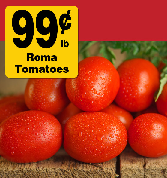 Roma Tomatoes .99 lb